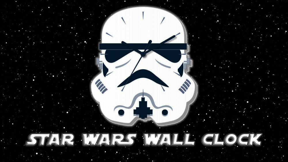 Star Wars Wall Clock Stormtrooper Gift Fathers Day 2018